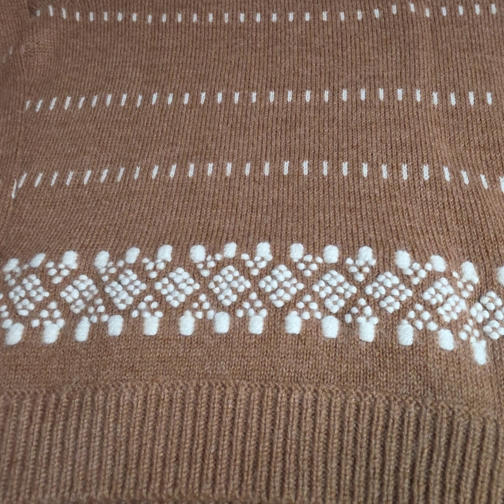 J.Crew Alpine Embroidered Alpaca Wool Blend Light pullover sweater Size S - Picture 4 of 8